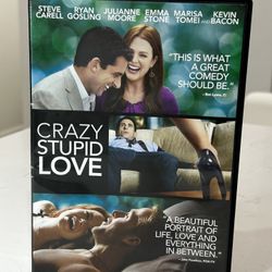 Crazy Stupid Love DVD - Steve Carell Ryan Gosling Julianne Moore Emma Stone Kevin Bacon Romantic Comedy