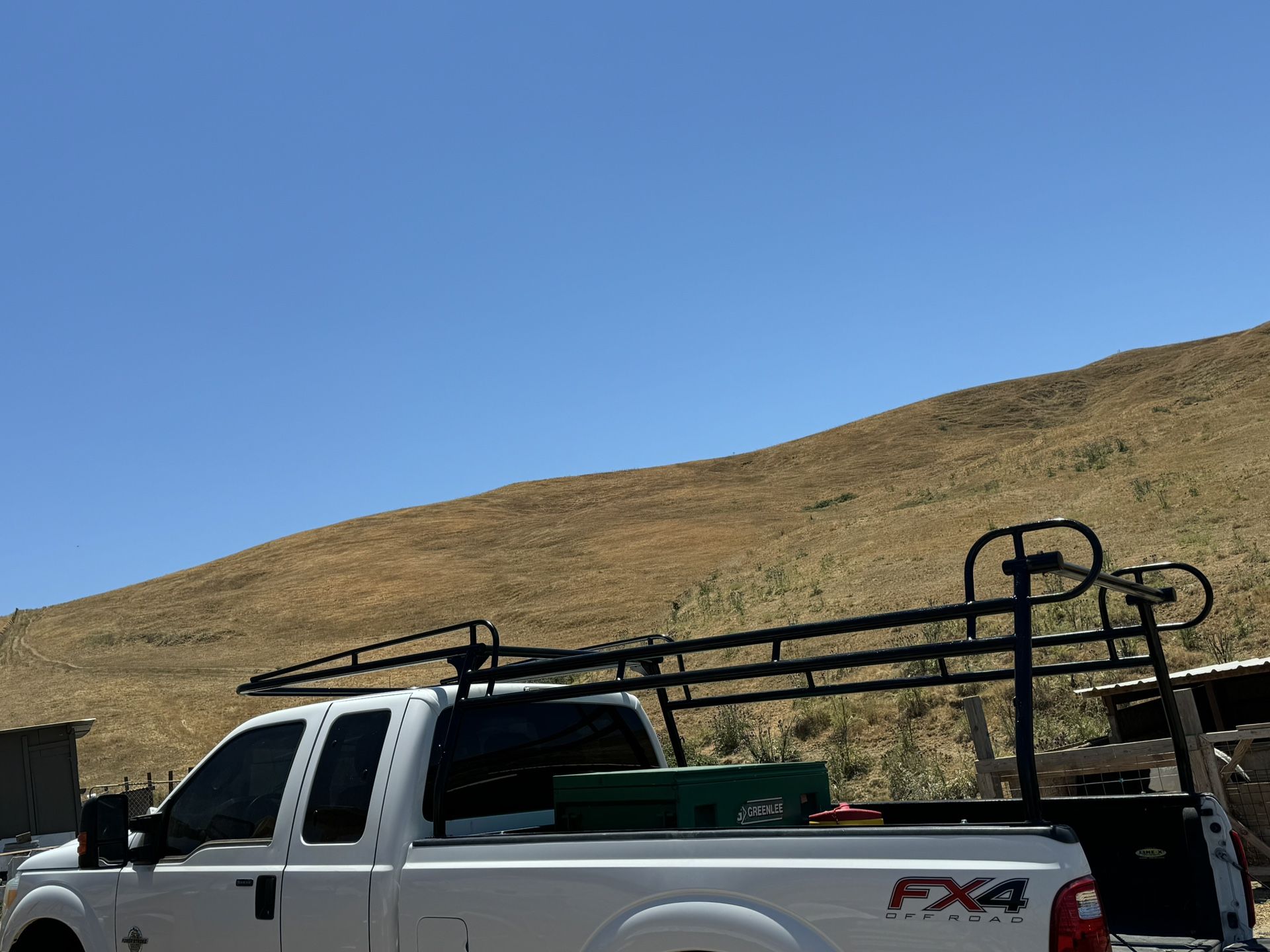 Ladder Rack For Easy Forklift Access