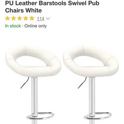White Stool Chairs 