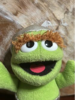 GUND Sesame Street OSCAR the GROUCH Bean Bag Stuffie Toy ~ From 2013