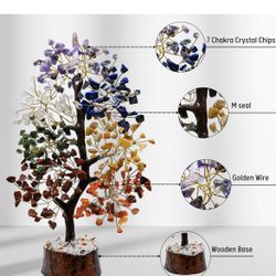Chakra Tree of Life Crystal Tree 