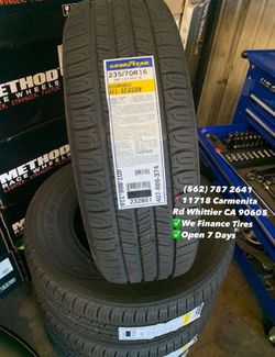 235/70r16 goodyear assurance all season Set of Tires Installed and Balanced Set de Llantas Nuevas Instaladas y Balanceadas