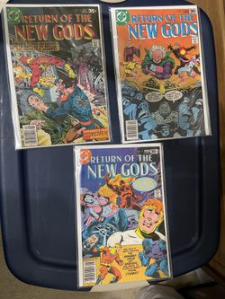 Dc Comics Return Of The New Gods 3 Comic Lot