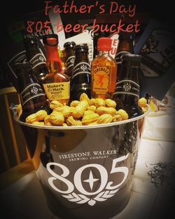 Fathers day bucket arrangement