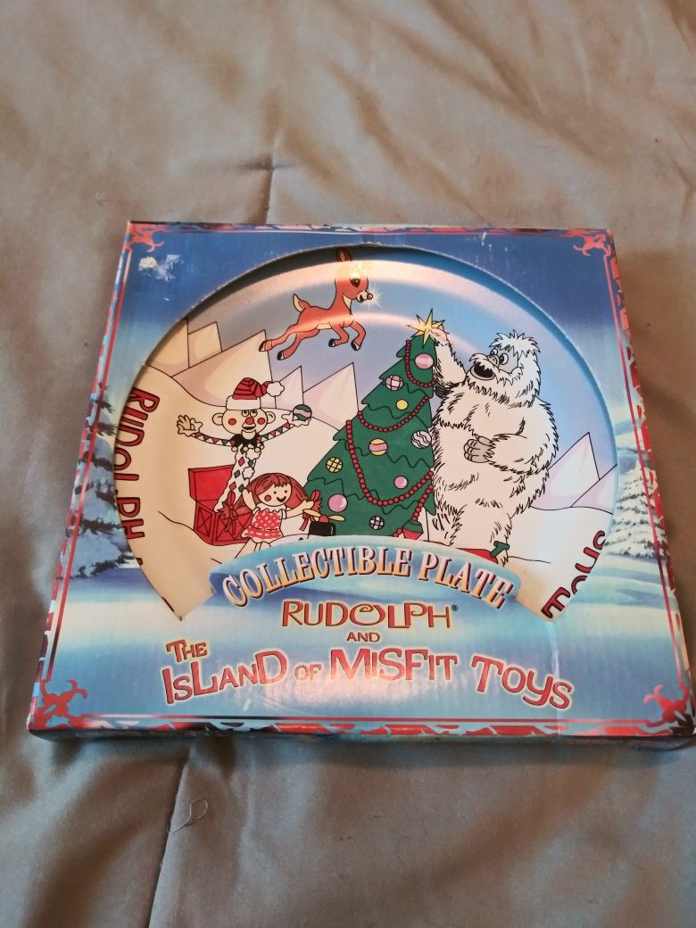Rudolph Christmas Collectible Plate