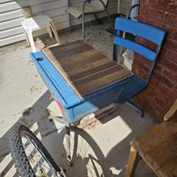 Antique,  school desk.
