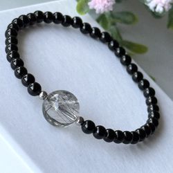 Black Tourmaline & Black Rutile 