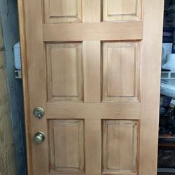 Front Double Door, Wood