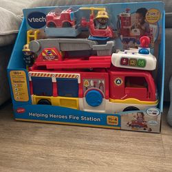vetch Fire Truck and Station 2 in 1