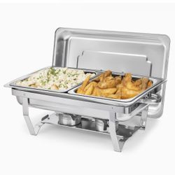 10 Quart Double Tray Chafing Set Chafer Buffet Dish 