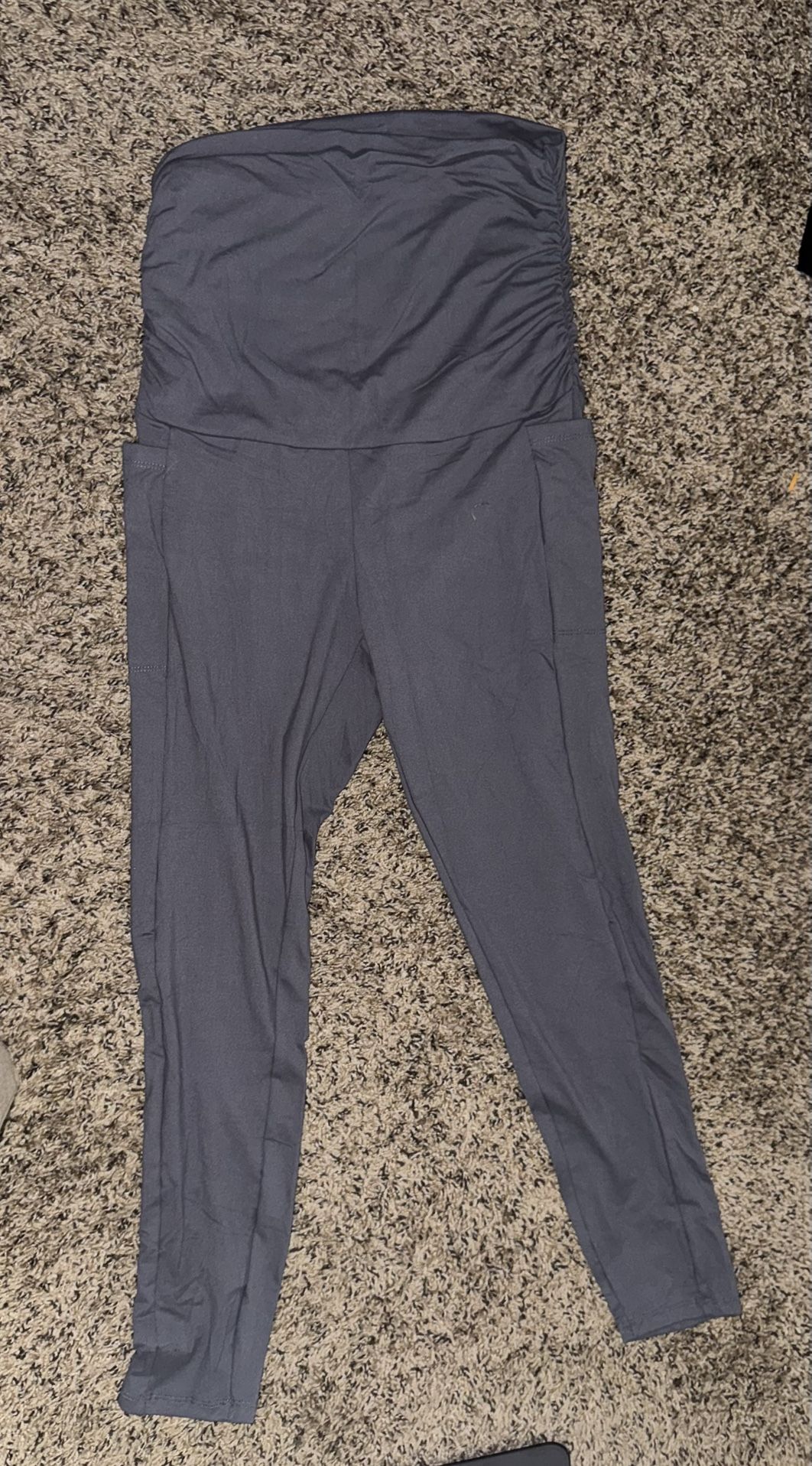 Maternity Leggings With Pockets - 4 PACK