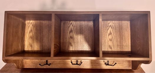 Entry Way cubby shelf.
