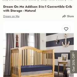 5-in-1 Crib,.