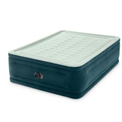 Intex 24" Queen Dream Lux Pillow Top Dura-Beam Airbed Mattress with Built-in Pump
