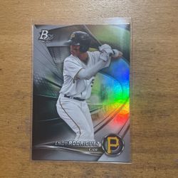 2022 BOWMAN PLATINUM ENDY RODRIQUEZ GREEN CARD