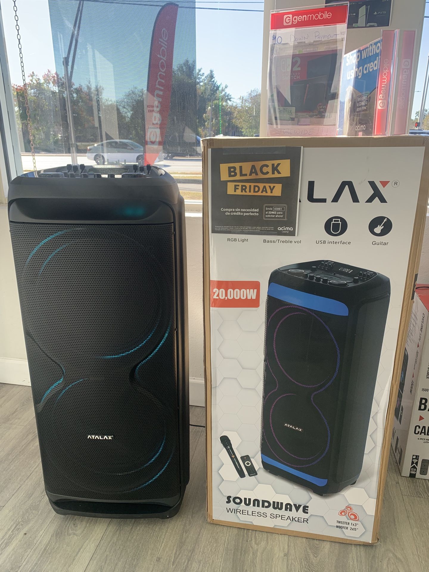 20,000 Watt Bluetooth Speaker