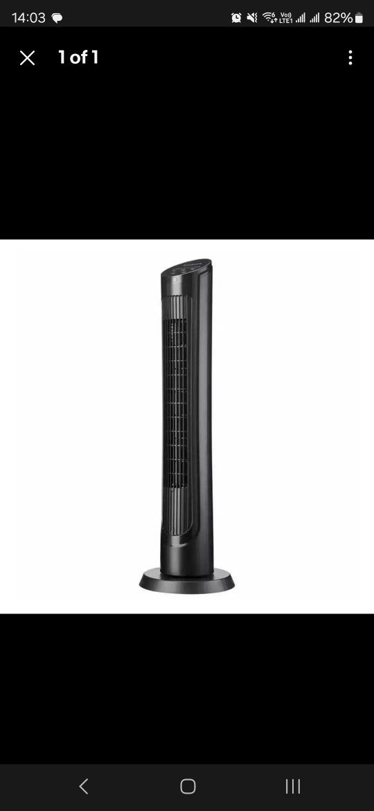 Costco OmniBreeze Digital Electric Tower Fan, Inner Oscillation with Remote Control