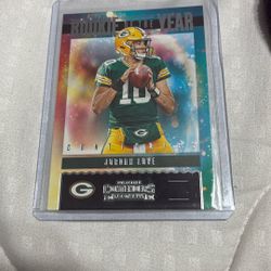 Jordan Love Rookie Of The Year Card 2020 Panini 