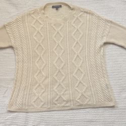 Neiman Marcus 100% Cashmere Cable Knit Sweater – Women’s Medium