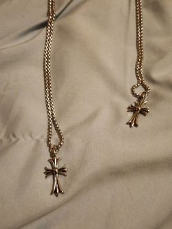 Silver Cross Pendant Necklace