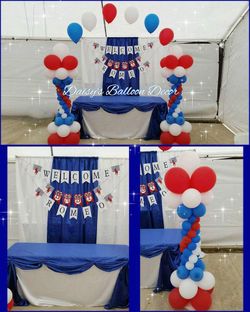 Nautical balloon decor