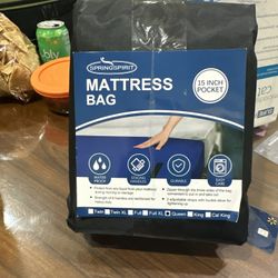 New SpringSpirit Queen Mattress Bag for Moving & Storage Waterproof