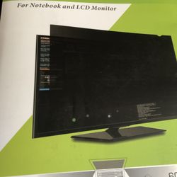 Nusign Privacy Screen Filter For 27"Notebook and LCD Monitor Screens NEW