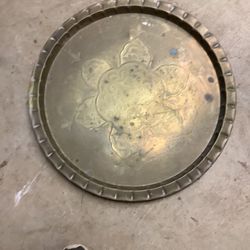 Brass Top Great For Table Or Hang On Wall 21” 