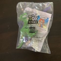 1995 Burger King Kids Meal Toy Story Rex on Wheels