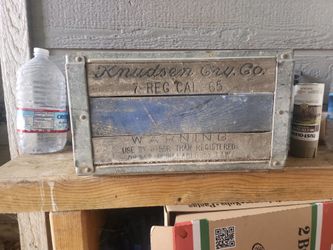 Metal and wood create vintage