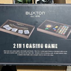 Buxton 2 In 1 Casino Game 