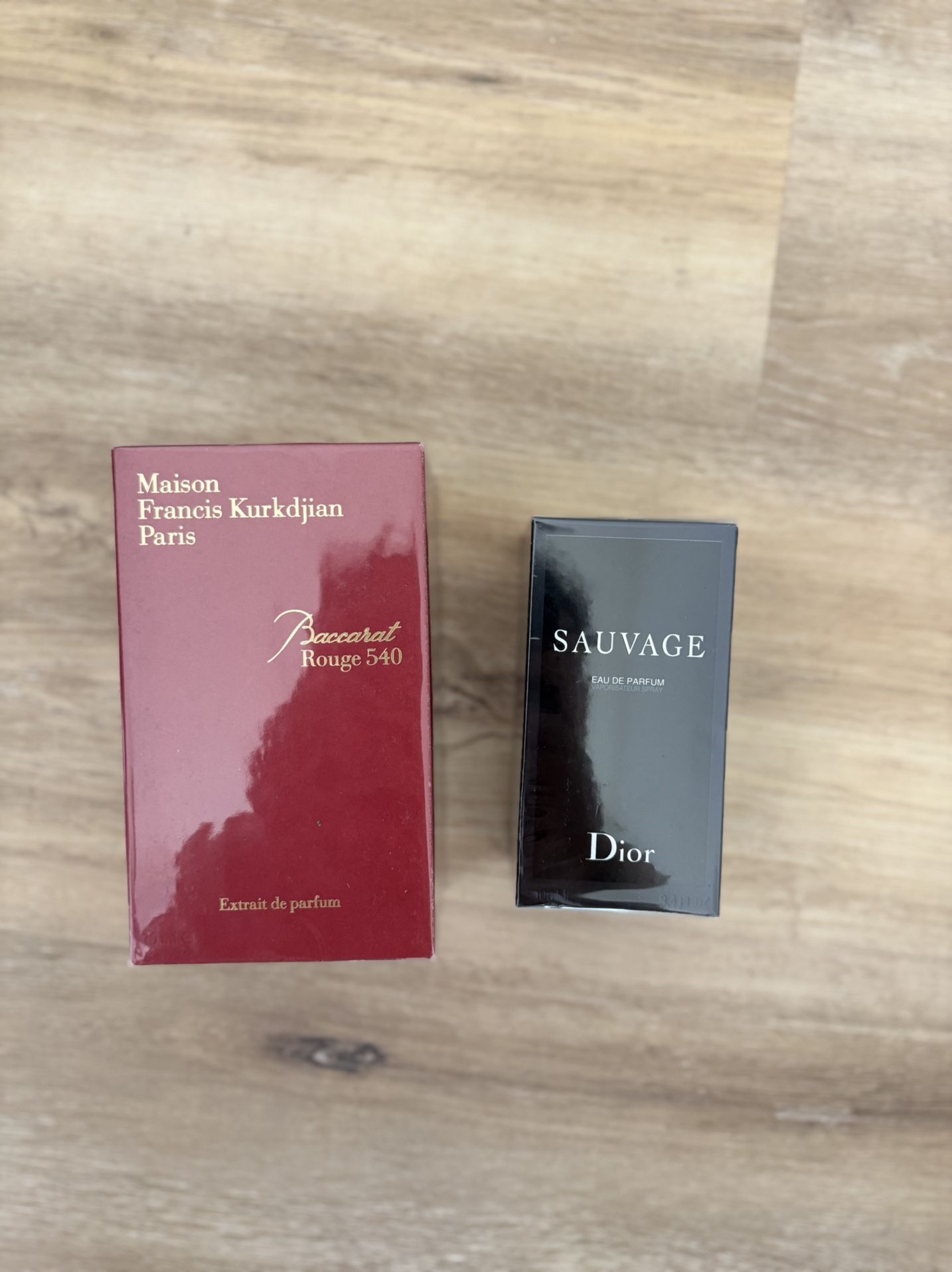 Baccarat Rouge 540 Extrait de Parfum And Dior Sauvage