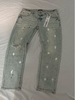 Purple jeans