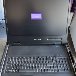 Belkin 19” Rackmount LCD Console – Model F1DC101H – Partially Tested