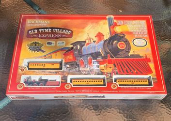 Vintage Bachmann "Old Tyme Village Express" HO Scale Electric Train Set (Item #00649) UNOPENED!