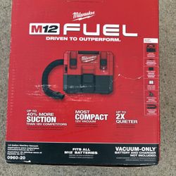 Milwaukee M-12 Fuel 1.6 Gallon Wet Dry Vacuum Tool Only