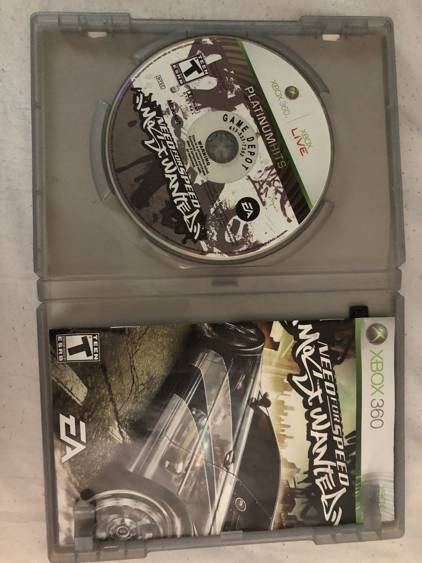 NEED FOR SPEED MOST WANTED (2005) Xbox 360