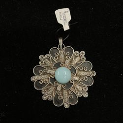 925 Flower Pendant I-2588