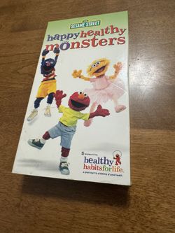 Sesame Street happy healthy monsters VHS