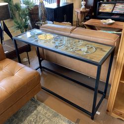 Steampunk Gears Console Table