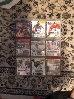 PS3 GAMES! New, all for 140$