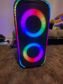 Large Party Bluetooth Speaker with RGB Lights
