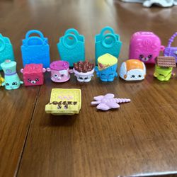 Lot Of 16 Shopkins From Assorted Seasons-Some Rare 