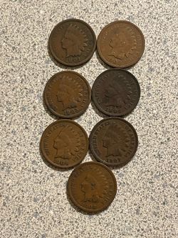 Indian Head Penny Lot 1901–1908