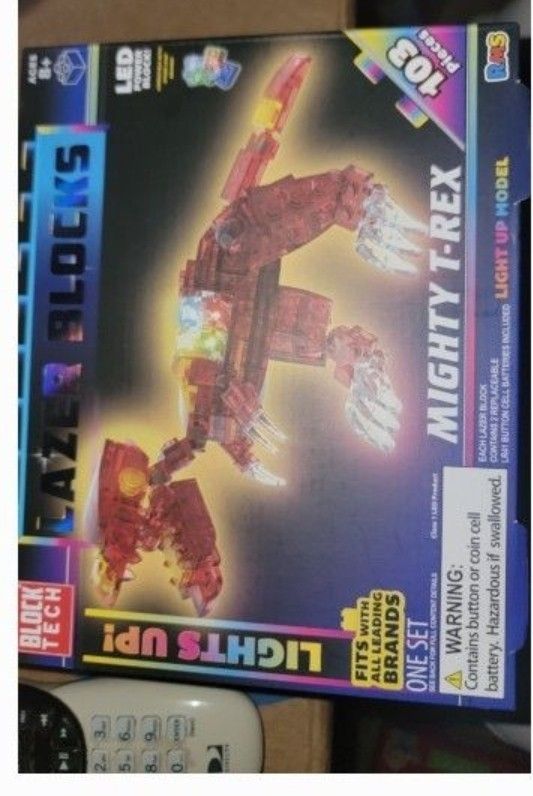 💥NEW LAZER BLOCKS MIGHTY T- REX 