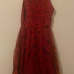 Women’s Dress M With flower Design 