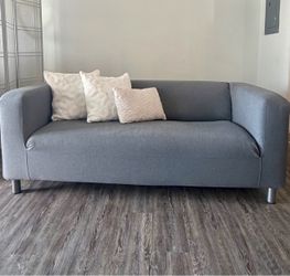 Gray Two-Seat Sofa