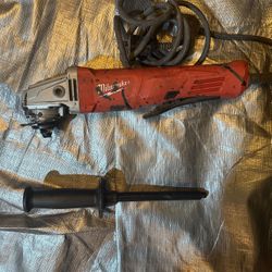Milwaukee Corded Angle Grinder 