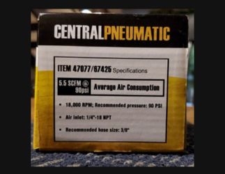 CENTRAL PNEUMATIC 3" PNEUMATIC AIR CUTTER