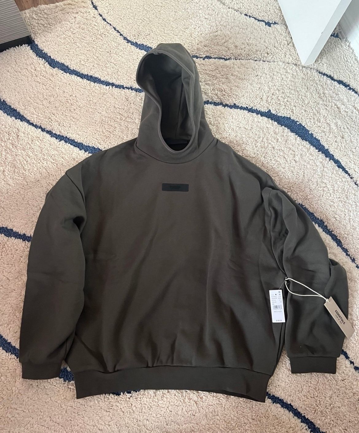 Essentials fear of god ink hoodie size medium BRAND NEW  Shoes